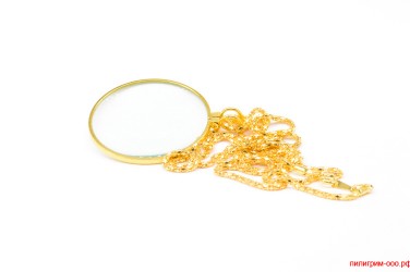 Лупа-цепочка золото (5X42 мм)